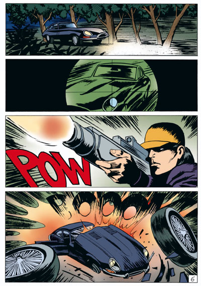 Grande Diabolik II-2012: tavola 6<br>disegni di Emanuele Barison<br><i>(c) 2012 Astorina</i>