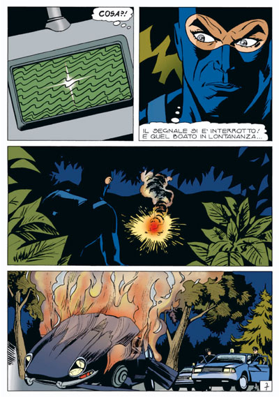 Grande Diabolik II-2012: tavola 7<br>disegni di Emanuele Barison<br><i>(c) 2012 Astorina</i>