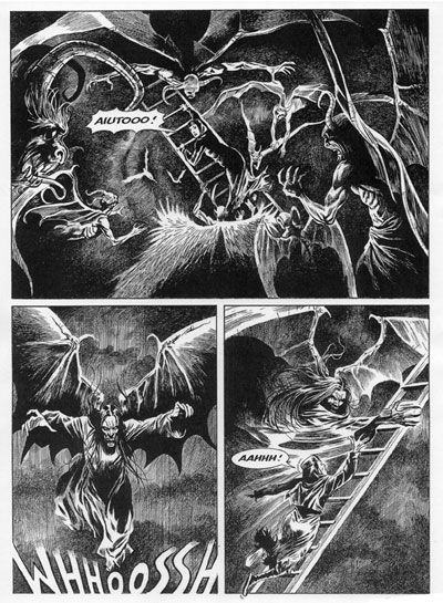 Tavola tratta dal numero 148 Tavola tratta dal numero 148<br>disegni di Fabiano Ambu<br><i>(c) 2012 Sergio Bonelli Editore</i>