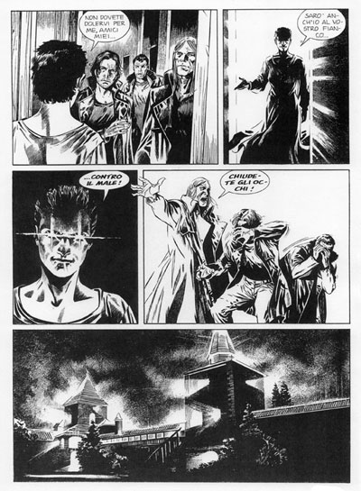Tavola tratta dal numero 148<br>disegni di Fabiano Ambu<br><i>(c) 2012 Sergio Bonelli Editore</i>