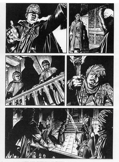 Tavola tratta dal numero 149<br>disegni di Maurizio Dotti<br><i>(c) 2012 Sergio Bonelli Editore</i>