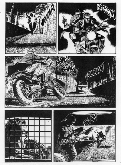Tavola tratta dal numero 149 Tavola tratta dal numero 149<br>disegni di Maurizio Dotti<br><i>(c) 2012 Sergio Bonelli Editore</i>