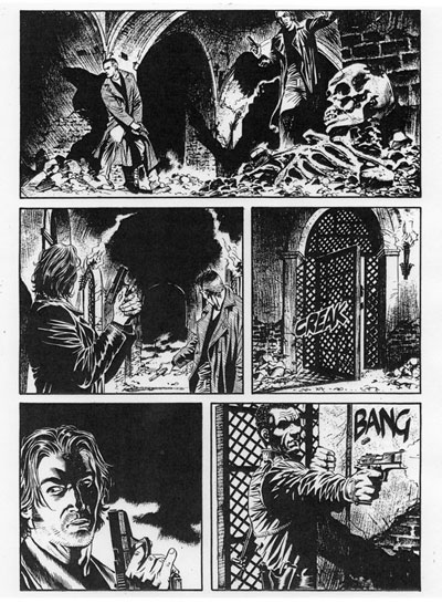 Tavola tratta dal numero 149 Tavola tratta dal numero 149<br>disegni di Maurizio Dotti<br><i>(c) 2012 Sergio Bonelli Editore</i>
