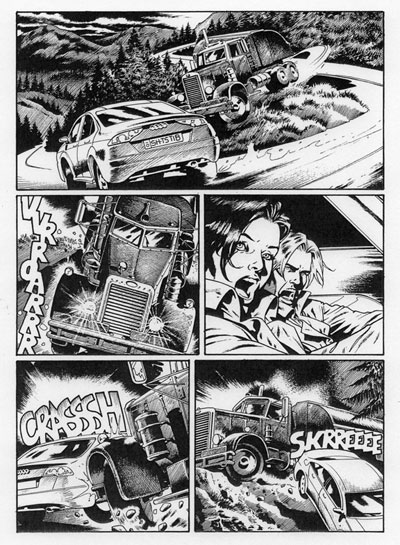 Tavola tratta dal numero 150<br>disegni di Arturo Lozzi<br><i>(c) 2012 Sergio Bonelli Editore</i>