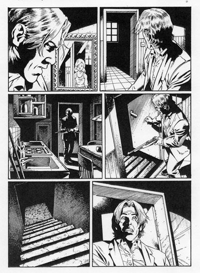 Tavola tratta dal numero 150 Tavola tratta dal numero 150<br>disegni di Arturo Lozzi<br><i>(c) 2012 Sergio Bonelli Editore</i>