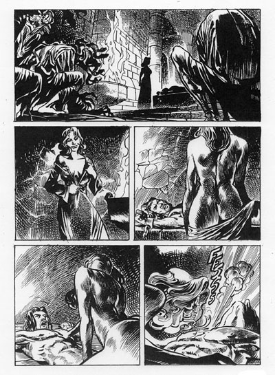 Tavola tratta dal numero 151 Tavola tratta dal numero 151<br>disegni di Fabio Celoni<br><i>(c) 2012 Sergio Bonelli Editore</i>