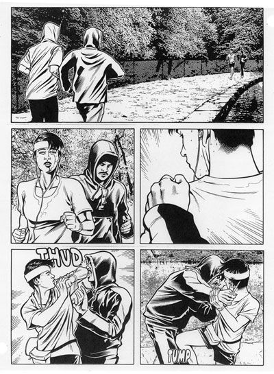 Tavola tratta dal numero 152<br>disegni di Fabio Bartolini<br><i>(c) 2012 Sergio Bonelli Editore</i>