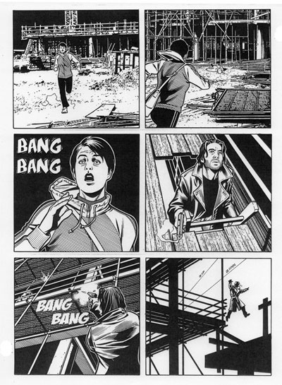 Tavola tratta dal numero 152 Tavola tratta dal numero 152<br>disegni di Fabio Bartolini<br><i>(c) 2012 Sergio Bonelli Editore</i>