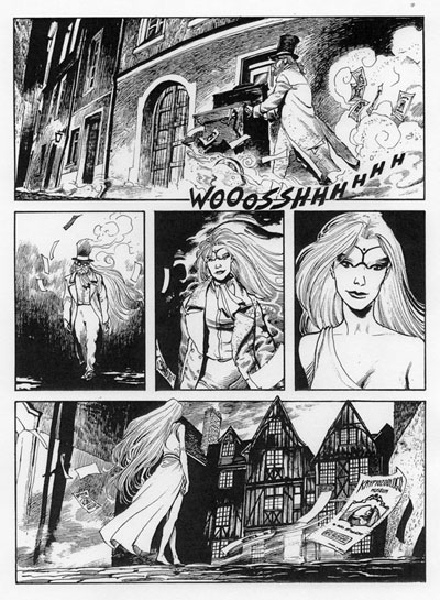 Tavola tratta dal numero 154<br>disegni di Michele Cropera<br><i>(c) 2012 Sergio Bonelli Editore</i>