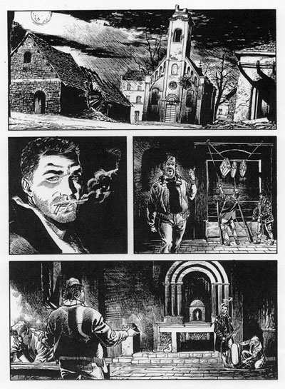 Tavola tratta dal numero 154<br>disegni di Michele Cropera<br><i>(c) 2012 Sergio Bonelli Editore</i>