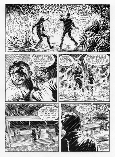 Tavola tratta dal Maxi numero 4<br>disegni di Marco Santucci<br><i>(c) 2012 Sergio Bonelli Editore</i>