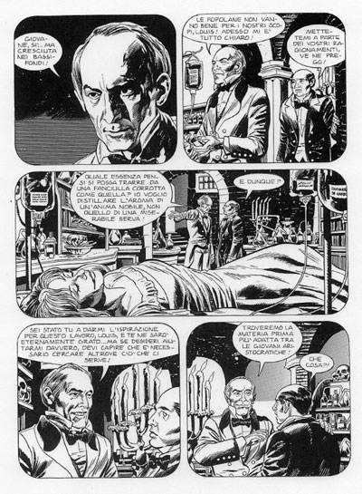 Tavola tratta dal Maxi numero 4<br>disegni di Alessandro Baggi<br><i>(c) 2012 Sergio Bonelli Editore</i>