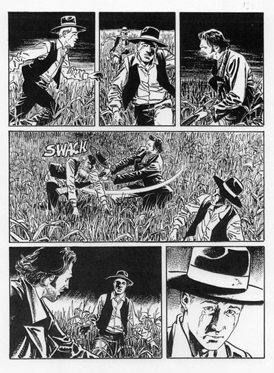 Tavola tratta dallo Speciale numero 8 Tavola tratta dallo Speciale numero 8<br>disegni di Luca Raimondo<br><i>(c) 2012 Sergio Bonelli Editore</i>