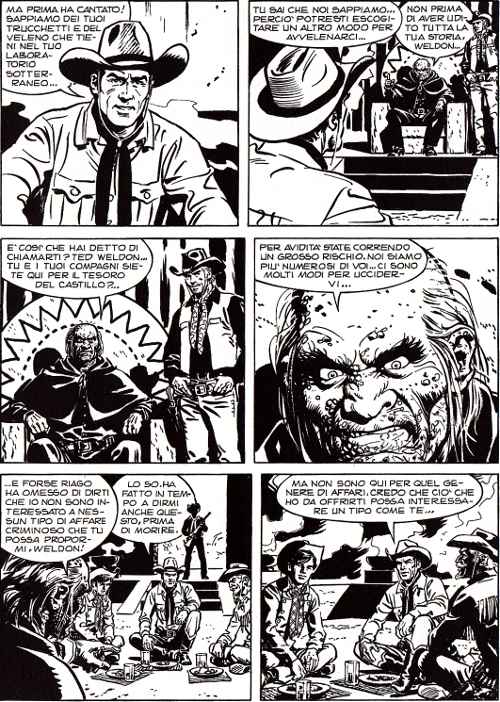 Faccia a faccia con Espectro<br>Tex 620, pag.57 - Tavola di Ernesto Garcia Seijas<br><i>(c) 2012 Sergio Bonelli Editore</i>