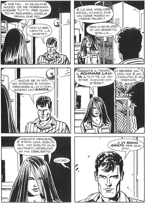 Martin e Stella prigionieri<br>disegni di Paolo Morale e Davide De Cubellis, Martin Mystère n.321, pag.125<br><i>(c) 2012 Sergio Bonelli Editore</i>