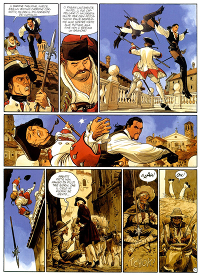 Una tavola della saga Una tavola della saga<br><i>(c) 2012 Panini Comics</i>