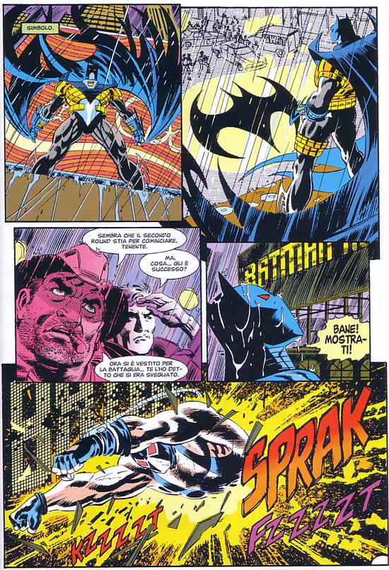 Il nuovo Batman ipertecnologico di Jean Paul<br>disegni di Mike Manley, Batman la leggenda n.54<br><i>(c) 1993 DC Comics, (c) 2009 Editorial Planeta De Agostini</i>
