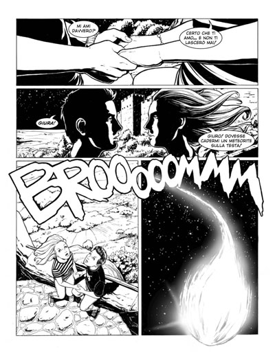 Tavola 2<br>disegni di Rosario Raho<br><i>(c) 2012 Giuseppe Di Bernardo & Light&Darkness Publishing</i>