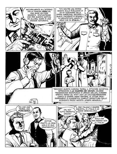 Tavola 18<br>disegni di Rosario Raho<br><i>(c) 2012 Giuseppe Di Bernardo & Light&Darkness Publishing</i>