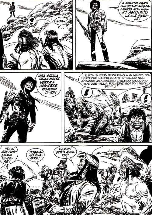 Uomo o spirito? Uomo o spirito?<br>Tex 621, pag.83 - Tavola di Alfonso Font<br><i>(c) 2012 Sergio Bonelli Editore</i>