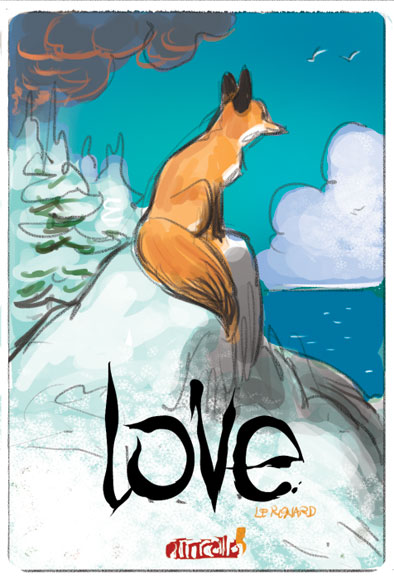 Bozza Cover Love numero 2<br>disegni e colori di Federico Bertolucci<br><i>(c) 2012 Edizioni BD</i>