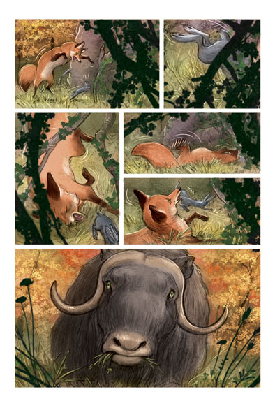 Love numero 2 - Tavola 4<br>disegni e colori di Federico Bertolucci<br><i>(c) 2012 Edizioni BD</i>