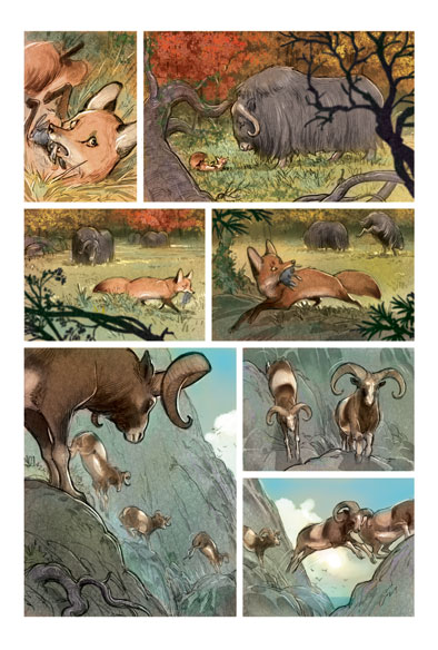 Love numero 2 - Tavola 5<br>disegni e colori di Federico Bertolucci<br><i>(c) 2012 Edizioni BD</i>