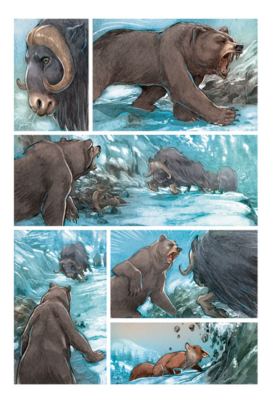 Love numero 2 - Tavola colore<br>disegni e colori di Federico Bertolucci<br><i>(c) 2012 Edizioni BD</i>
