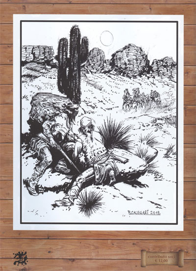 Stagecoach [Le avventure del West numero 1]<br>disegni e colori di Renzo Calegari<br><i>(c) 2012 Salvatore Taormina</i>