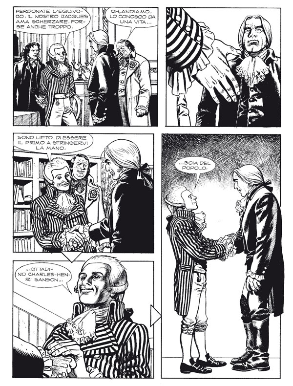 Tavola tratta dal numero 1 Tavola tratta dal numero 1<br>disegni di Giampiero Casertano<br><i>(c) 2012 Sergio Bonelli Editore</i>