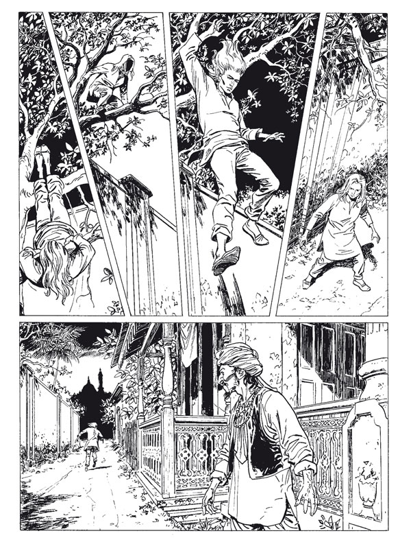 Tavola tratta dal numero 3<br>disegni di Bruno Brindisi<br><i>(c) 2012 Sergio Bonelli Editore</i>