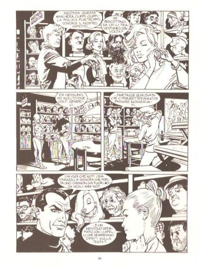 Ed ecco Misterik!<br>Tavola di Bruno Brindisi, MM sp. 29, allegato, pag.41<br><i>(c) 2012 Sergio Bonelli editore</i>