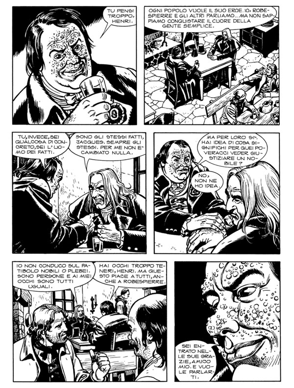 Sanson e Danton Sanson e Danton<br>disegni di Giampiero Casertano, Le Storie n.1, pag.40<br><i>(c) 2012 Sergio Bonelli Editore</i>