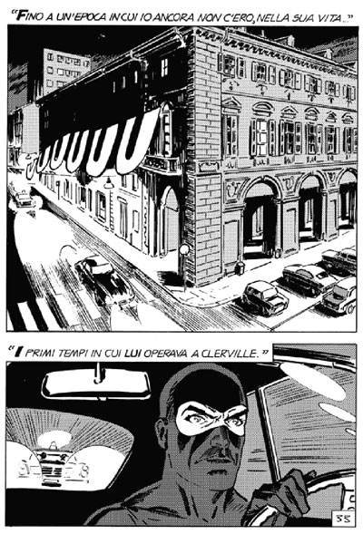 Diabolik Inedito 11-2012: tavola 33<br>disegni di Bruno Brindisi<br><i>(c) 2012 Astorina</i>