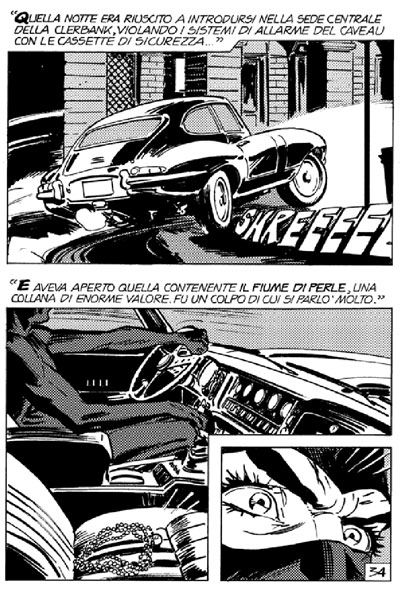 Diabolik Inedito 11-2012: tavola 34<br>disegni di Bruno Brindisi<br><i>(c) 2012 Astorina</i>