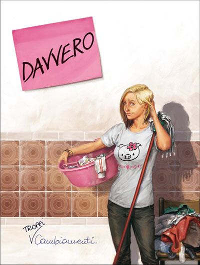 Davvero - Cover Numero 2<br>disegni e colori di Andrea Meloni<br><i>(c) 2012 Paola Barbato & Edizioni Star Comics</i>