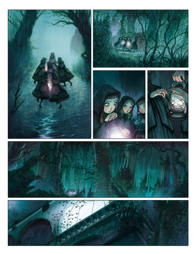 END - Volume 1 - Tavola 21<br>disegni di Barbara Canepa e Anna Merli<br><i>(c) 2012 Bao Publishing</i>
