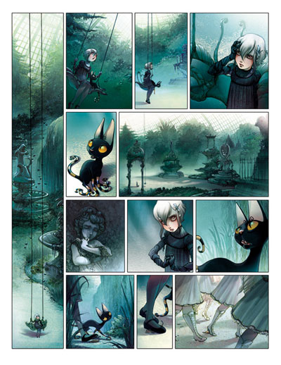 END - Volume 1 - Tavola 13<br>disegni di Barbara Canepa e Anna Merli<br><i>(c) 2012 Bao Publishing</i>