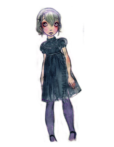 END - Studio Personaggi: Primi Studi Elisabeth<br>disegni di Barbara Canepa<br><i>(c) 2012 Bao Publishing</i>