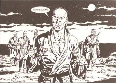 Chuang Lai: Maestro del Kung Fu<br>Vignetta di Barbati e Ramella, n.11, pag.55<br><i>(c) 2012 Sergio Bonelli editore</i>