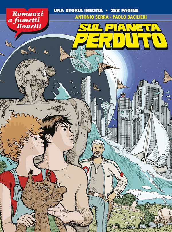 Sul Pianeta Perduto - Cover Sul Pianeta Perduto - Cover<br>disegni di Paolo Bacilieri<br><i>(c) 2012 Sergio Bonelli Editore</i>