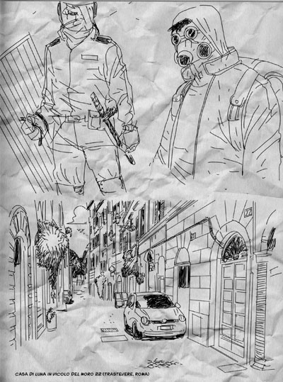 Metamorphosis - Schizzi ed Extra<br>disegni di Giacomo Bevilacqua<br><i>(c) 2012 Editoriale Aurea</i>