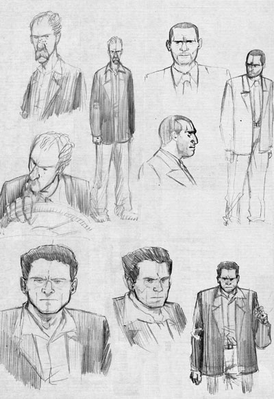 La Banda Stern - Studio Personaggi<br>disegni di Claudio Stassi<br><i>(c) 2012 Rizzoli Lizard</i>