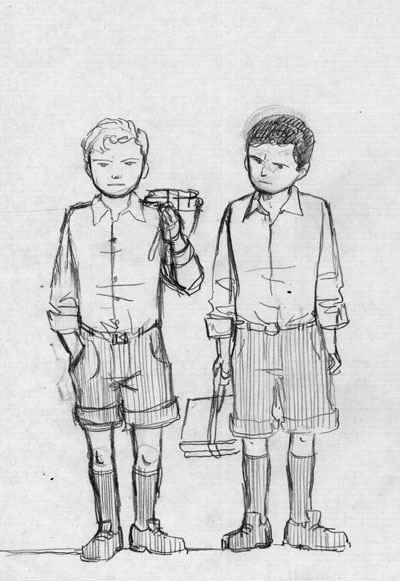 La Banda Stern - Studio Personaggi<br>disegni di Claudio Stassi<br><i>(c) 2012 Rizzoli Lizard</i>