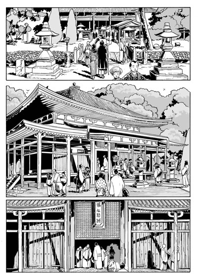 Lilith 9 - Tavola 1<br>disegni di Luca Enoch<br><i>(c) 2012 Sergio Bonelli Editore</i>