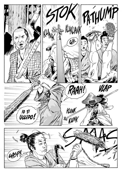 Lilith 9 - Tavola 22 Lilith 9 - Tavola 22<br>disegni di Luca Enoch<br><i>(c) 2012 Sergio Bonelli Editore</i>