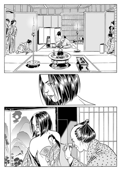 Lilith 9 - Tavola 90<br>disegni di Luca Enoch<br><i>(c) 2012 Sergio Bonelli Editore</i>