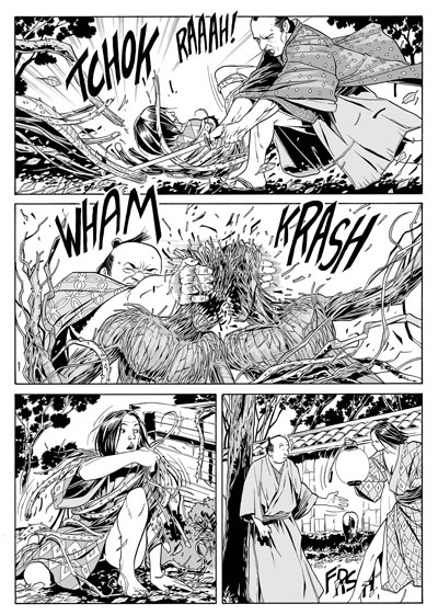 Lilith 9 - Tavola 103 Lilith 9 - Tavola 103<br>disegni di Luca Enoch<br><i>(c) 2012 Sergio Bonelli Editore</i>