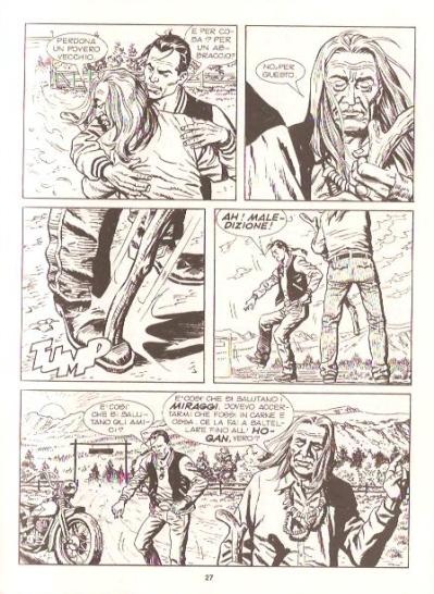 Un bel bentornato a casa per Saguaro Un bel bentornato a casa per Saguaro<br>Tavola di F.Valdambrini, pag.27<br><i>(c) 2012 Sergio Bonelli editore</i>