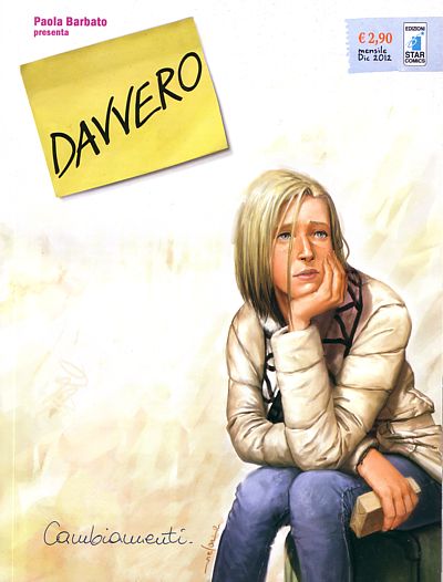 Davvero 1<br>copertina di Andrea Meloni<br><i>(c) 2012 Edizioni Star Comics</i>